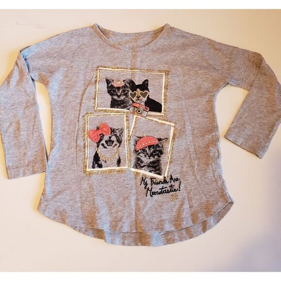 Gymboree Kitty Outfit 4 top and leggings - Picture 2 of 11